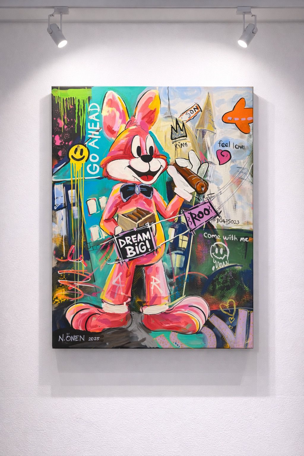 Mr Roo — 126 × 106 cm resim, Nursel Önen