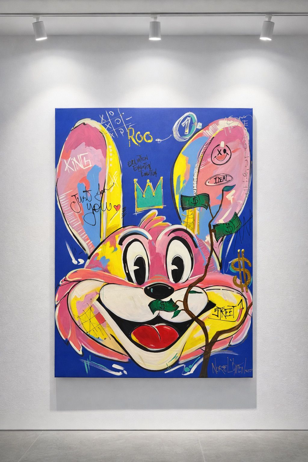 Mr Roo — 130 × 100 cm resim, Nursel Önen