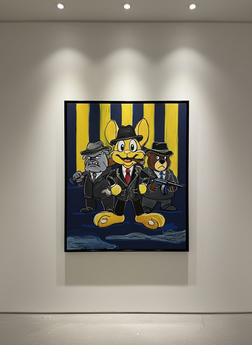 Mr Roo — 105 × 125 cm resim, Nursel Önen