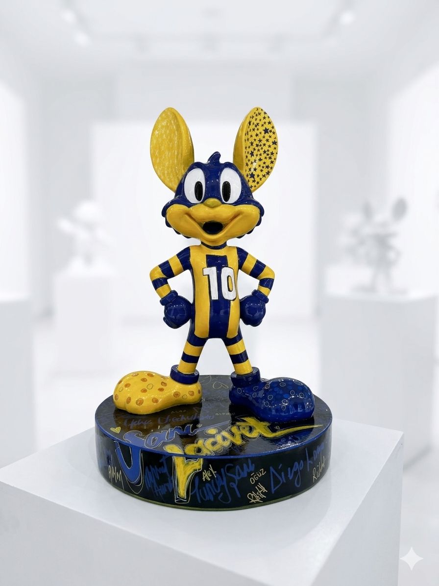 Mr Roo — 45 cm poliüretan heykel, Nursel Önen